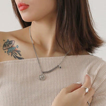 Silberne Elefanten Halskette - Glücksbringer