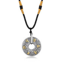 Tibetanische Mani Mantra Münz Halskette - Om Mani Padme Hum