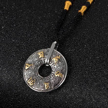 Tibetanische Mani Mantra Münz Halskette - Om Mani Padme Hum