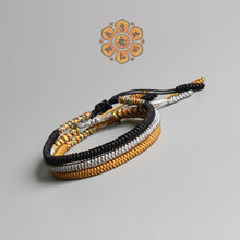 Handgefertigtes Tibetisches Knotenarmband - Für Weisheit