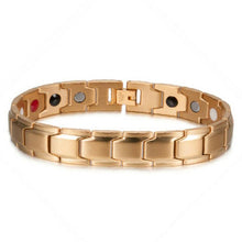 Magnet Therapie Armband - Schwarz, Silber, Gold