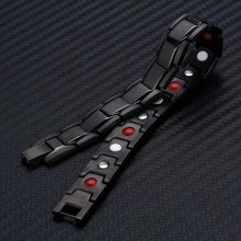 Magnet Therapie Armband - Schwarz, Silber, Gold