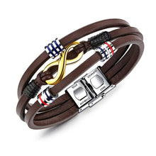 Unendlichkeitsarmband aus Leder - Unendliche Möglichkeiten