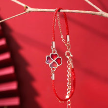 Vierblättriges Kleeblatt Armband - Glücksbringer