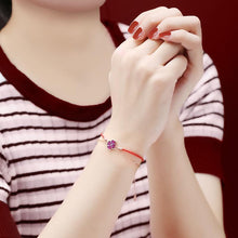 Vierblättriges Kleeblatt Armband - Glücksbringer