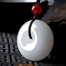 Weiße Jade Halskette - Für Reinheit & Gutes