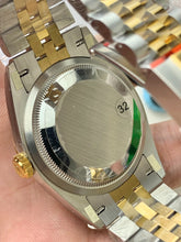 Onyx 10 Baguette Diamond Dial Day-Date Yellow Gold