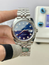 41 Blue Diamond Dial Watch