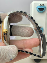 Onyx 10 Baguette Diamond Dial Day-Date Yellow Gold