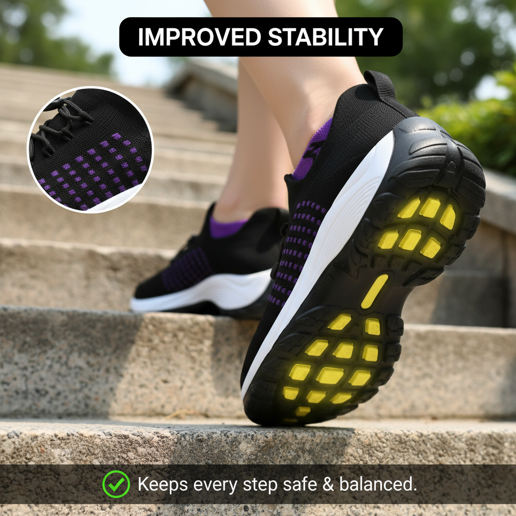 12-Hour Comfort Shoes for Heel & Plantar Fasciitis Relief (BOGO)