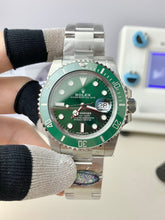 Green Dial Bezel Steel Mens Watch 40