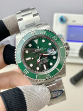 Green Dial Bezel Steel Mens Watch 40